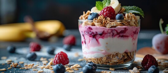 Yogurt With Berries and Granola