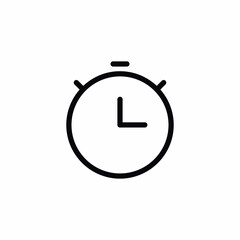 stopwatch clock time second icon