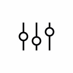 tuner button control panel icon