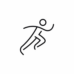 running sport marathon icon vector