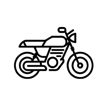 recommend clip art: Motorcycle Line Icon, Black Line Art, Motorbike Symbol