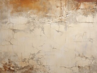 Fototapeta premium Aged and weathered wall texture with peeling paint