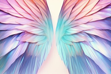 Ethereal Fairy Wing Gradients: Shimmering Wing Design Delight