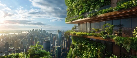 Envision cities adorned with green rooftops and vertical gardens, reducing urban heat islands.