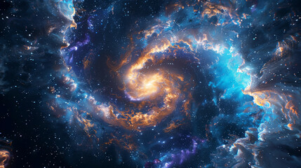 Obraz premium Ethereal Cinematic Cosmos Unveiling Sophisticated Universes