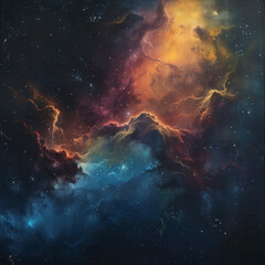 Fototapeta premium Nebulous Realms Exploring the Mysteries of the Universe