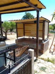 Garden Bar Seating Area Construction