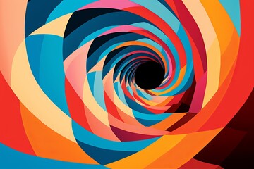 Spiraling Gradients: Engaging Children's Book Illustration with Optical Illusion