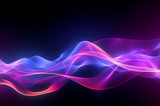 Quantum Gradient Energy: Glowing Quantum Physics Background