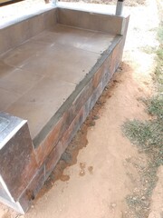 Exterior Tiling of Garden Seating Area