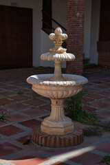Artificial stone fountains, decorative fountains for gardens. 
