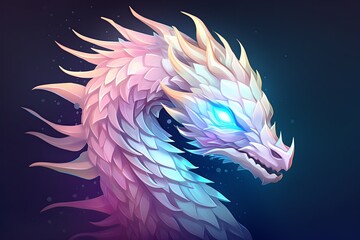 Translucent Dragon Scale Gradients: Mystical Creature Mingle Mobile Game