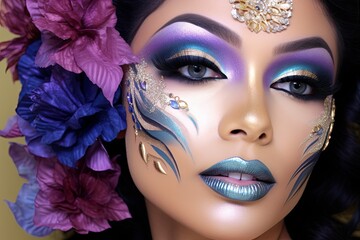 Vibrant Venetian Carnival Gradients: Ultimate Carnival-Inspired Makeup Tutorial