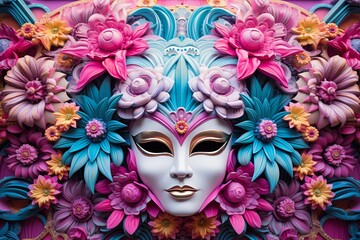 Vibrant Venetian Carnival Gradients: Top Colorful Parade Float Decoration Ideas