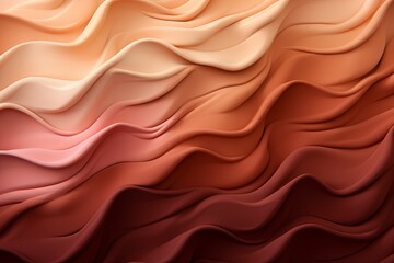 Spice Gradient Splendor: Warm Gingerbread Abstract Design