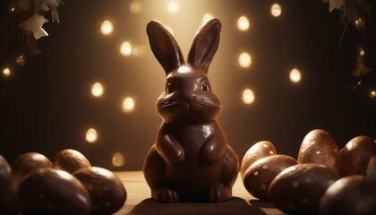delightful chocolate bunny steals the spotlight in easter festival celebrations