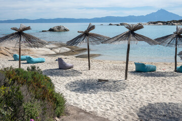 Sithonia coastline near Orange Beach, Chalkidiki, Greece