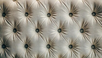 seamless subtle white diamond tufted upholstery pattern transparent background texture overlay abstract soft puffy quilted sofa cushions or headboard displacement bump or height map 3d rendering