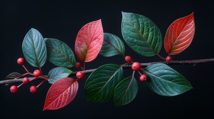 The pink pepper Schinus terebinthifolius on a black background makes the image suitable for cooking backgrounds, covers and screensavers. - obrazy, fototapety, plakaty