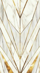 Luxurious marble texture with gold geometric lines