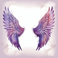 Fototapeta na wymiar Beautiful Angel Wings Backdrop Digital Art Graphic Artwork Photography Background Design