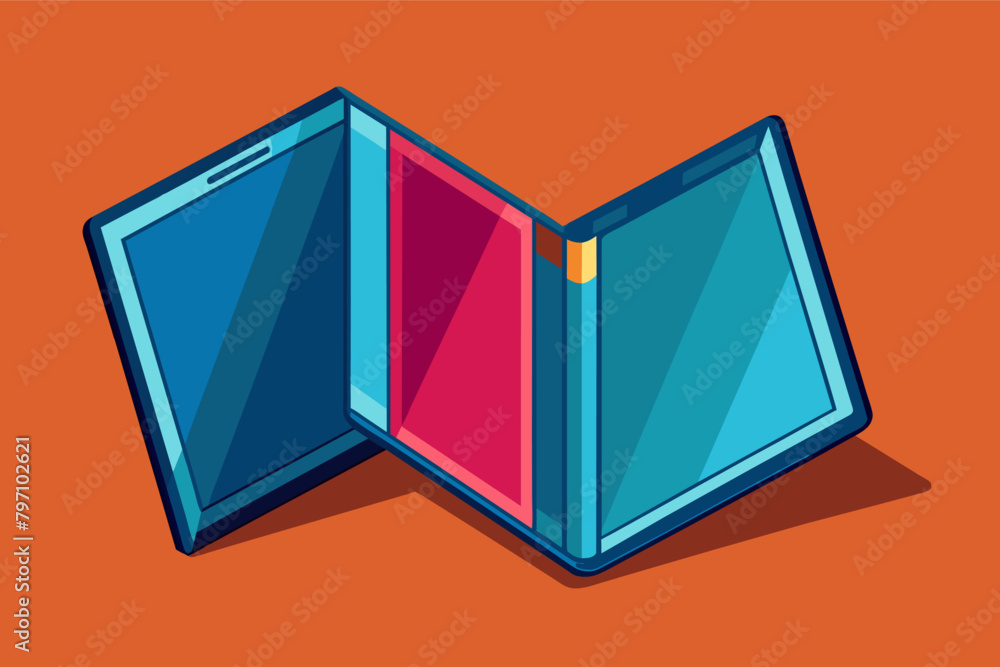 Aufkleber a foldable tablet that unfolds into a widescreen, high-definition display.