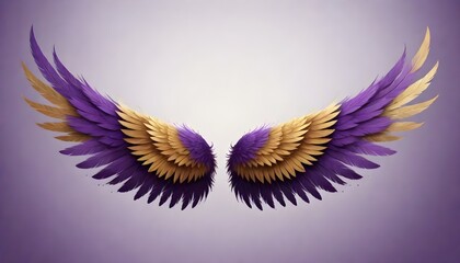 Obraz premium Beautiful Angel Wings Backdrop Digital Art Graphic Artwork Photography Background Design
