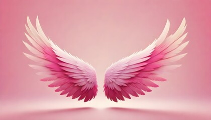 Obraz premium Beautiful Angel Wings Backdrop Digital Art Graphic Artwork Photography Background Design