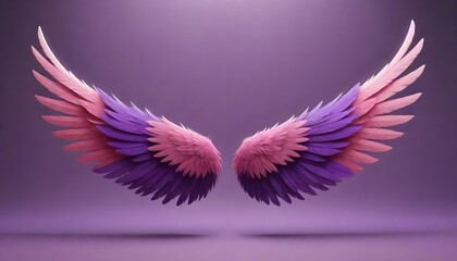 Obraz premium Beautiful Angel Wings Backdrop Digital Art Graphic Artwork Photography Background Design