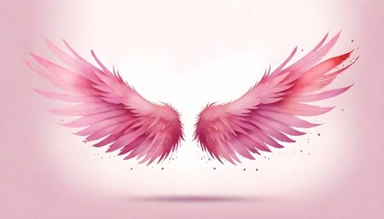 Obraz premium Beautiful Angel Wings Backdrop Digital Art Graphic Artwork Photography Background Design