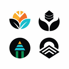 Minimalist logo design templates pack