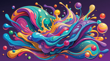 abstract background, colorful, illustration