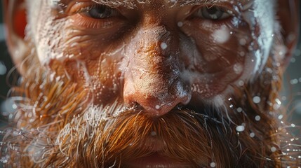 Vibrant D Rendering of a Beard Wash Product for Modern Grooming - obrazy, fototapety, plakaty