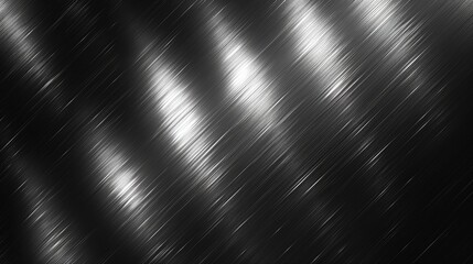 A black and white image of a shiny metal surface with a silver sheen. The image is abstract and has a futuristic feel to it