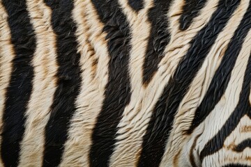 Close-up Texture of Tiger Fur
