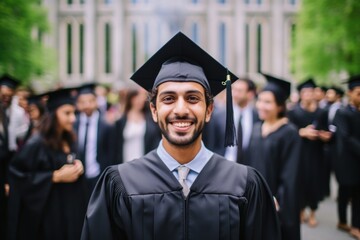 South asian male university students graduation clothing adult.
