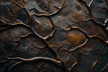 Close-up Texture of Cracked Earth