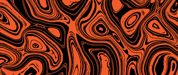 Abstract elegant black and orange vector art background for business card, flyer, poster, design interior, cover design, banner. Colorful modern futuristic pattern. Contemporary vector texture illustr
