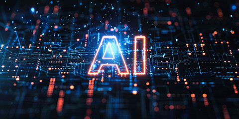 Interact with AI artificial intelligence brain processor in concept of AI artificial intelligence engineering, big data and AI machine learning to use generative AI for business support. LLMs