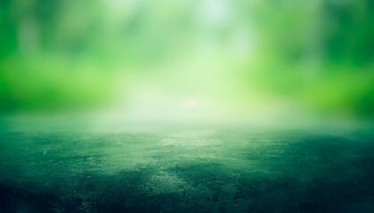 green gradient background with soft blurry texture and white center and dark border grunge - obrazy, fototapety, plakaty