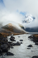 River Mountain Mount Cook