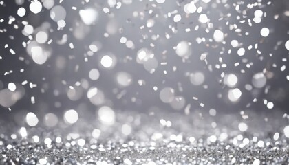 'anniversary Silver background bling wedding glitter grey glam confetti glistering white birthday...