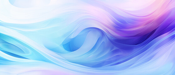Elegant Abstract Swirls of Blue and Purple Hues