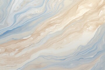 Fototapeta premium Beige background with pastal blue and cream marble backgrounds line.