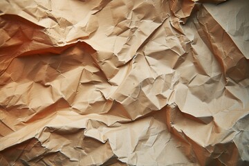 Close-up of crumpled paper texture