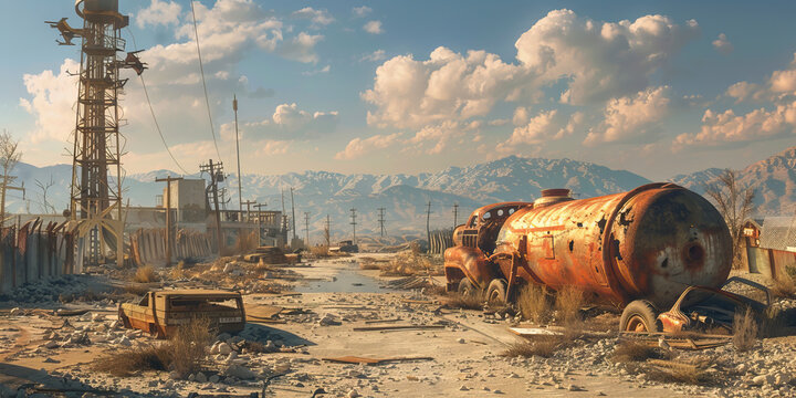 Fallout Odyssey: Journey Through the Wasteland - An odyssey through a world transformed by fallout, where every step is a journey fraught with danger and discovery