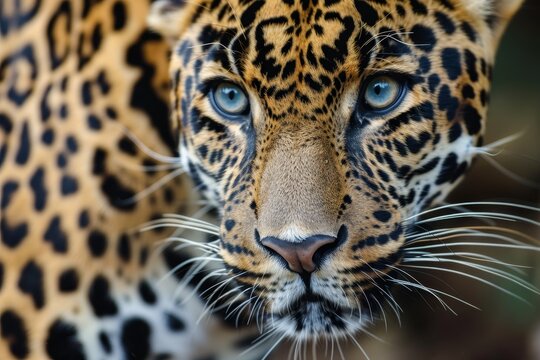 Close-up of a Jaguar Staring Intently