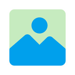 picture duo tone icon