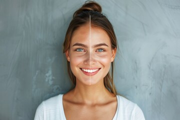 Longevity in visible aging merges with skincare visual trends, emphasizing wellness tips through metaphors versus life transitions in skin care.