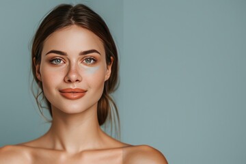Mature skincare merges age comparison and care strategies, offering options for mental aging perceptions and visible transformations in facial aging. - obrazy, fototapety, plakaty